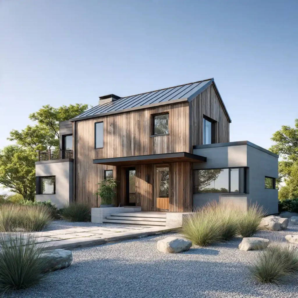 7-Rustic Home Exterior Idea