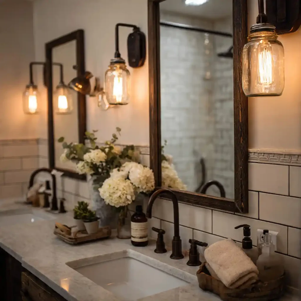 8-Farmhouse Bathroom Idea