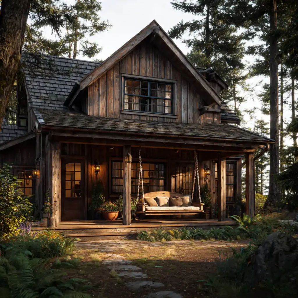 8-Rustic Home Exterior Idea
