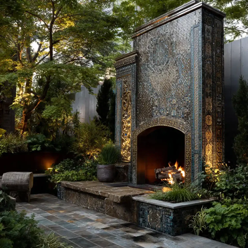9-Outdoor Fireplace Idea