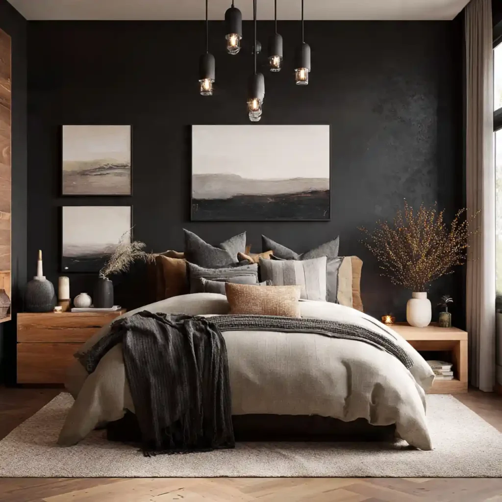 1-Black Bedroom Ideas
