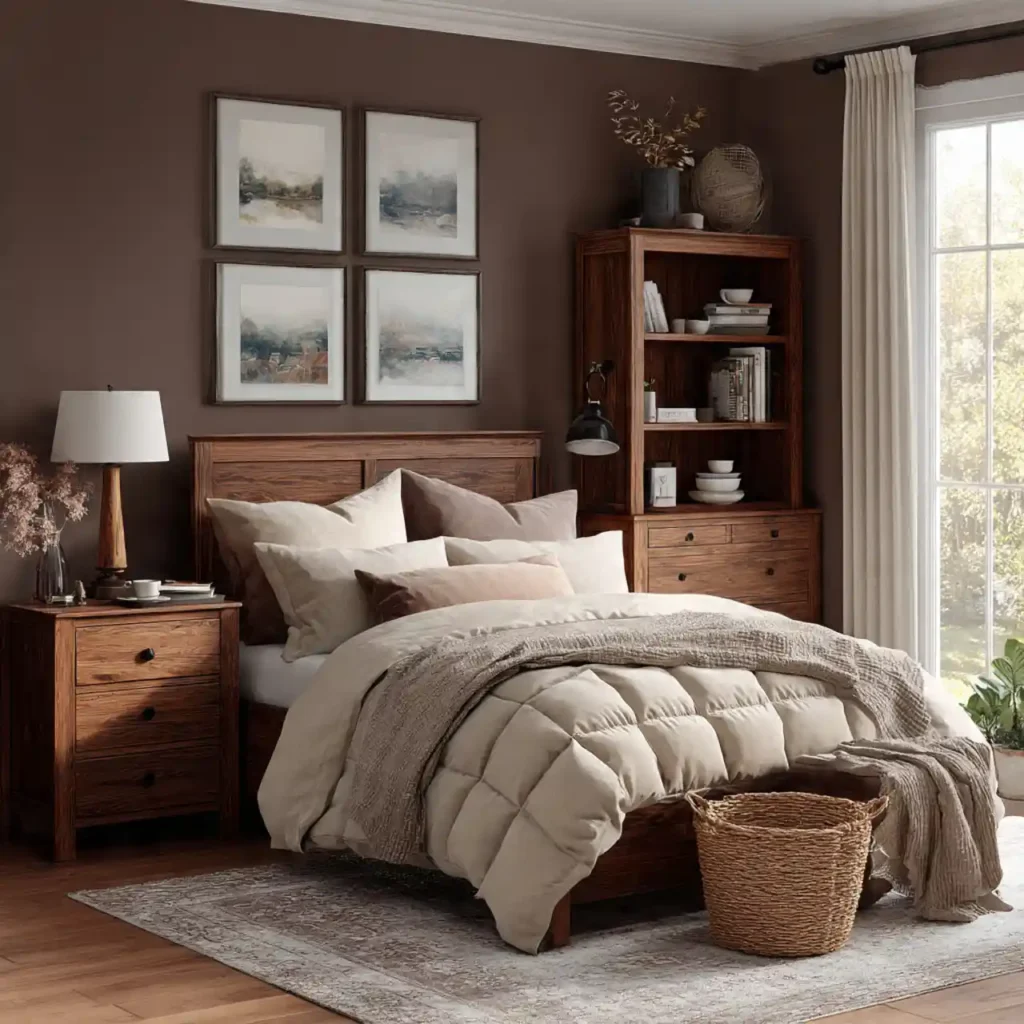 1-Brown Bedroom Ideas