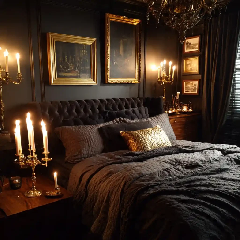 1-Gothic Bedroom Ideas