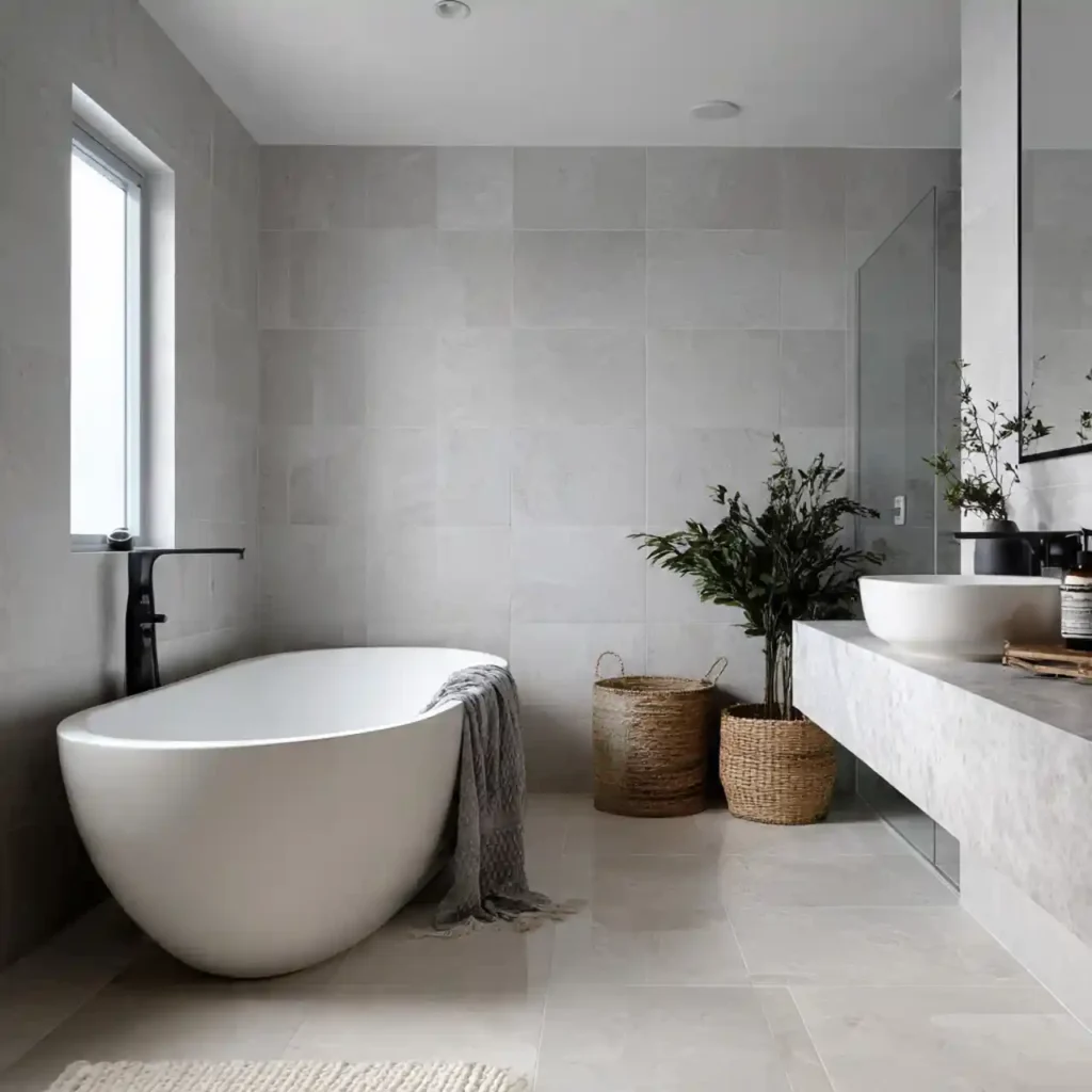1-Grey Bathroom Ideas