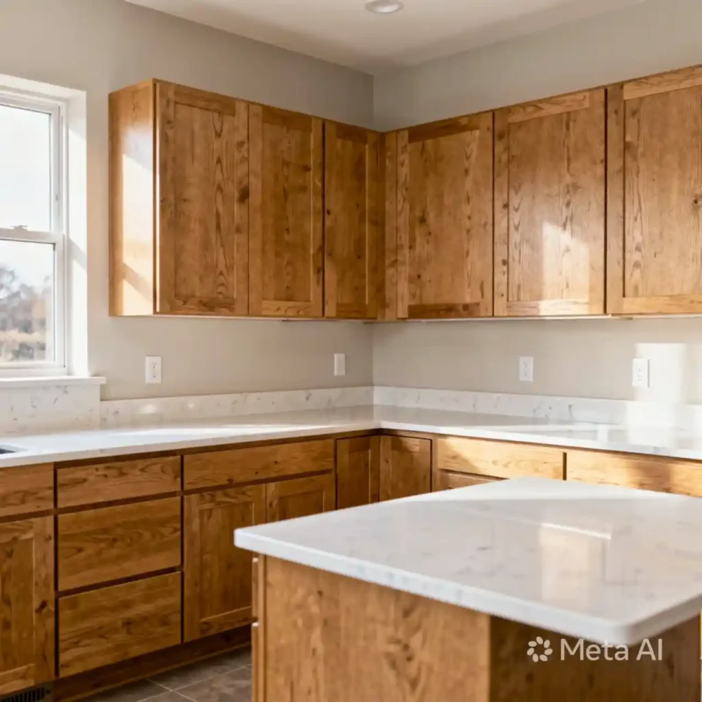 1-Honey Oak Kitchen Cabinets Ideas