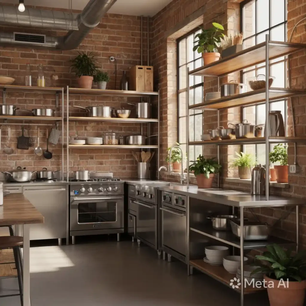 1-Industrial Kitchen Design Ideas