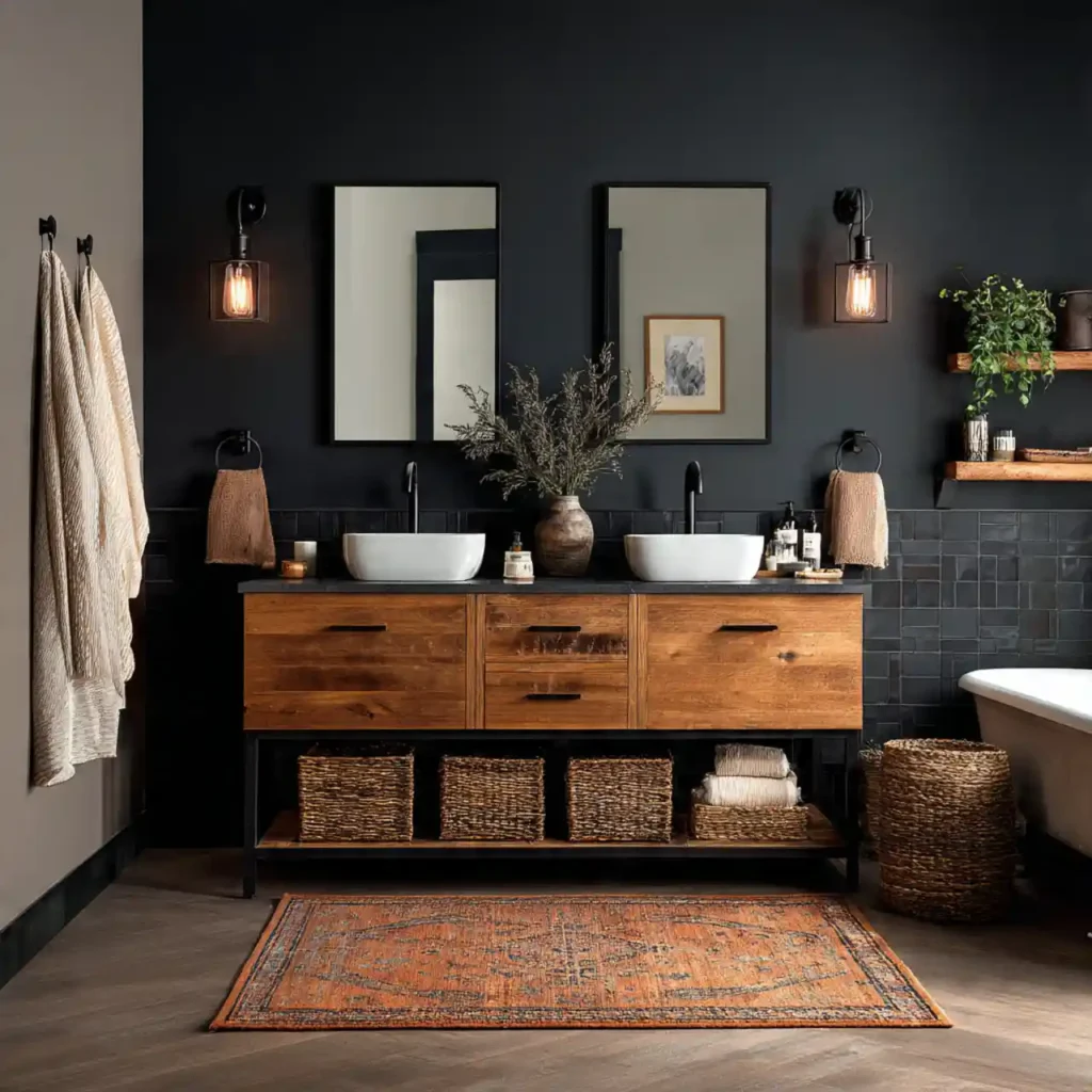 10-Dark Bathroom Idea