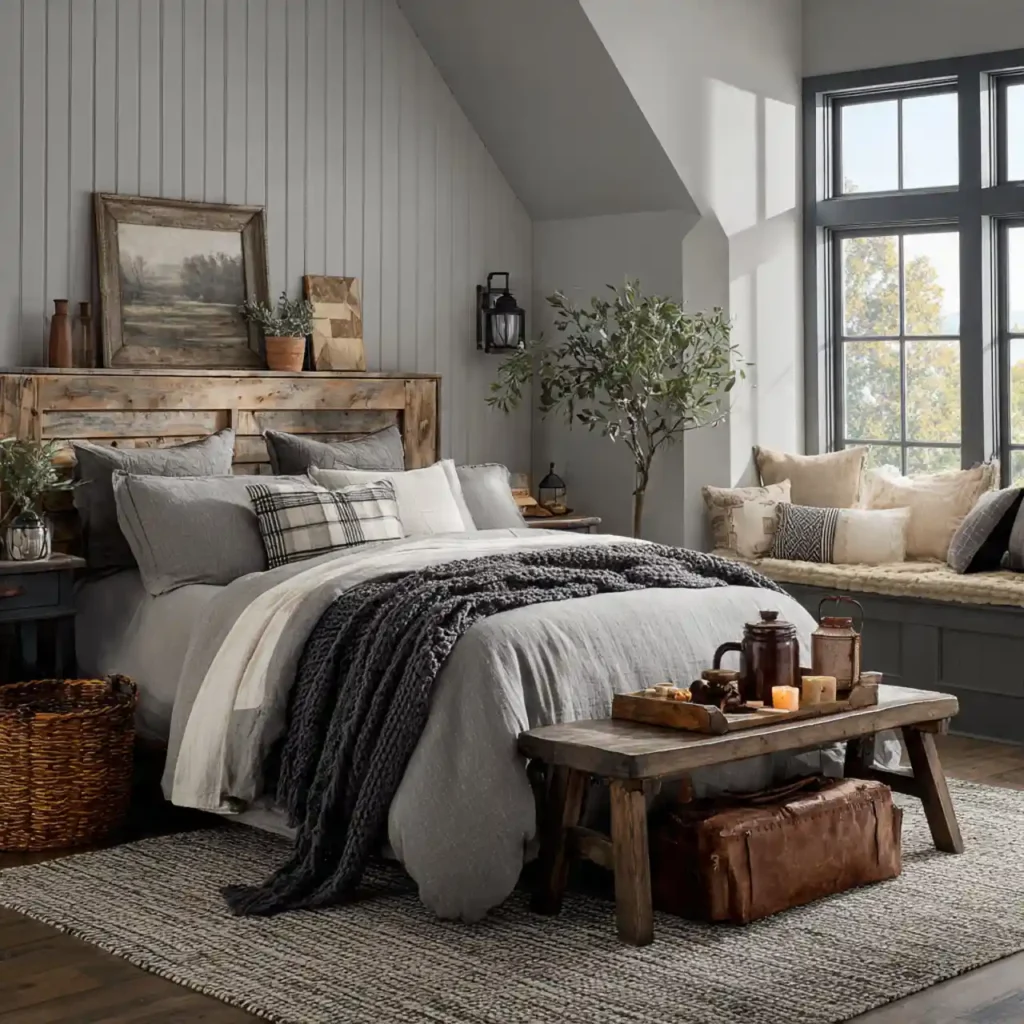 10-Gray Bedroom Idea