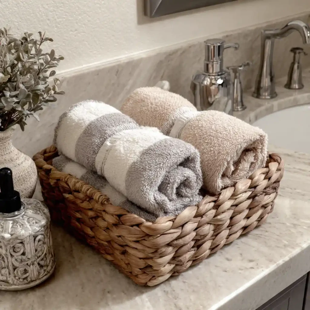 11-Bathroom Counter Decor Idea