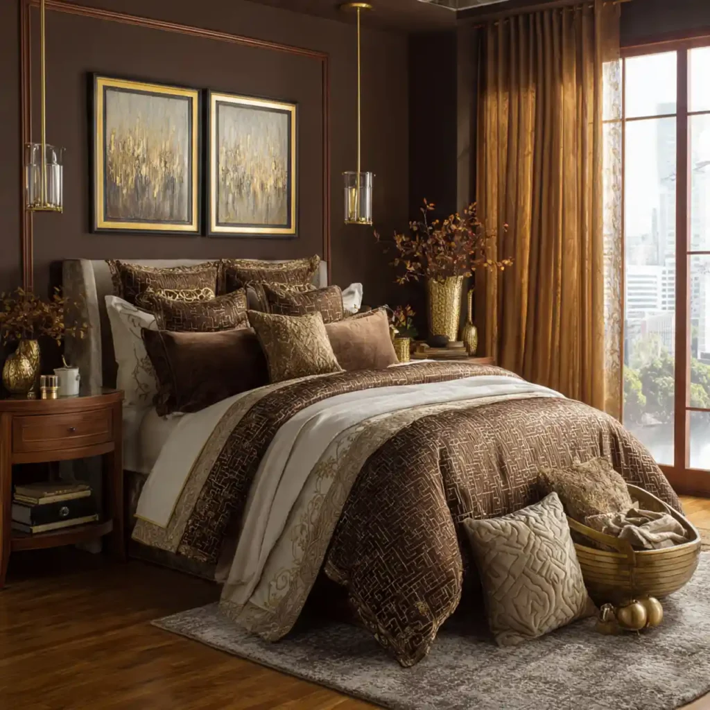 11-Brown Bedroom Idea
