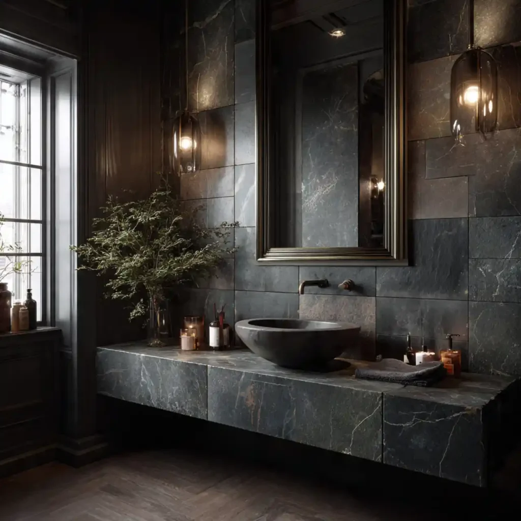 11-Dark Bathroom Idea