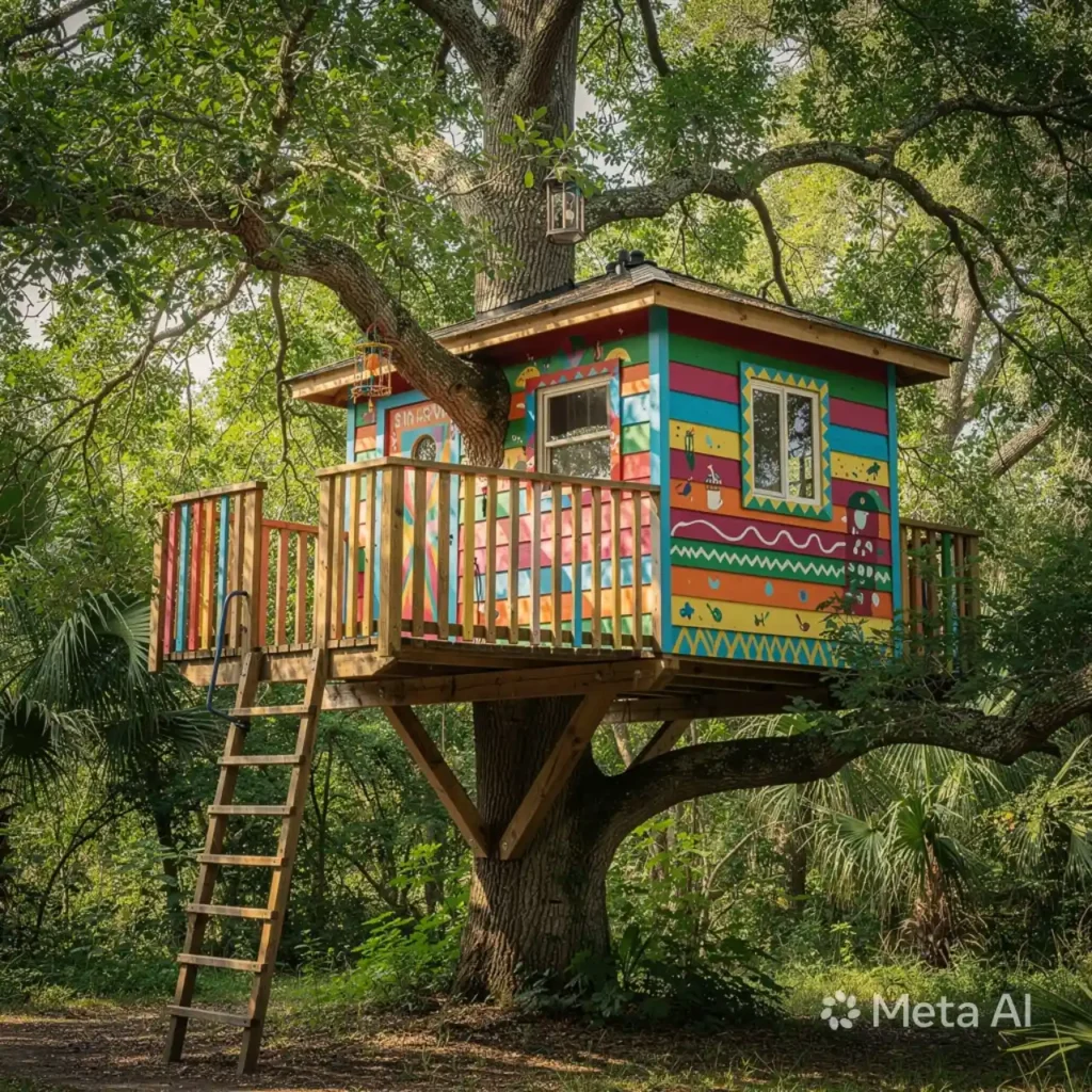11-Kids Treehouse Idea