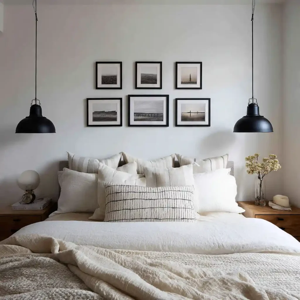 12-Black and White Bedroom Idea