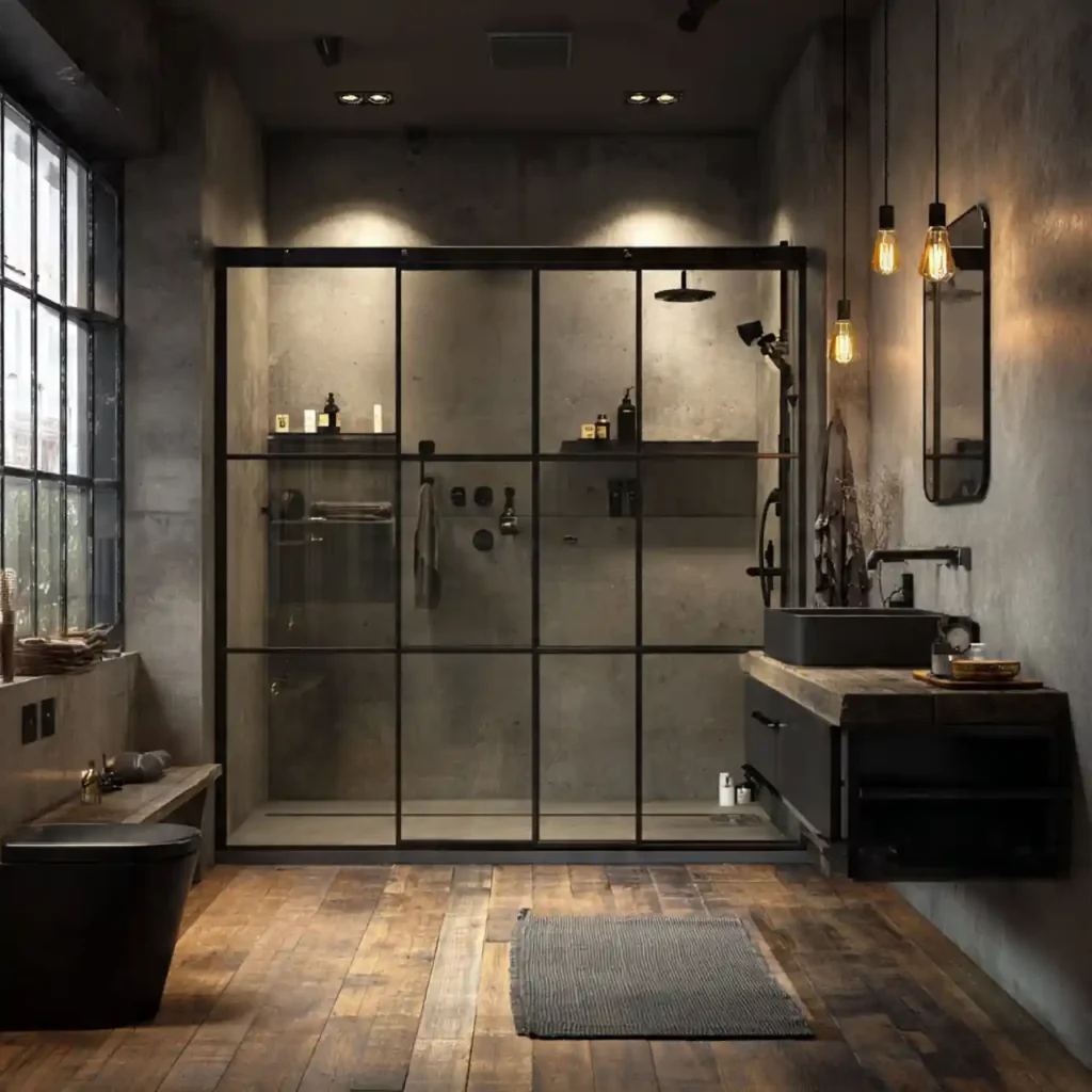 12-Dark Bathroom Idea