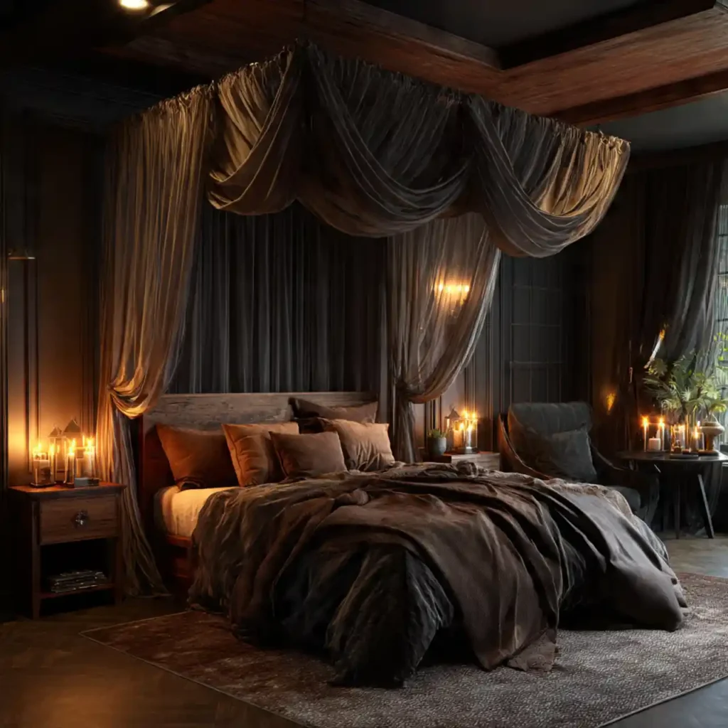 12-Dark Bedroom Idea