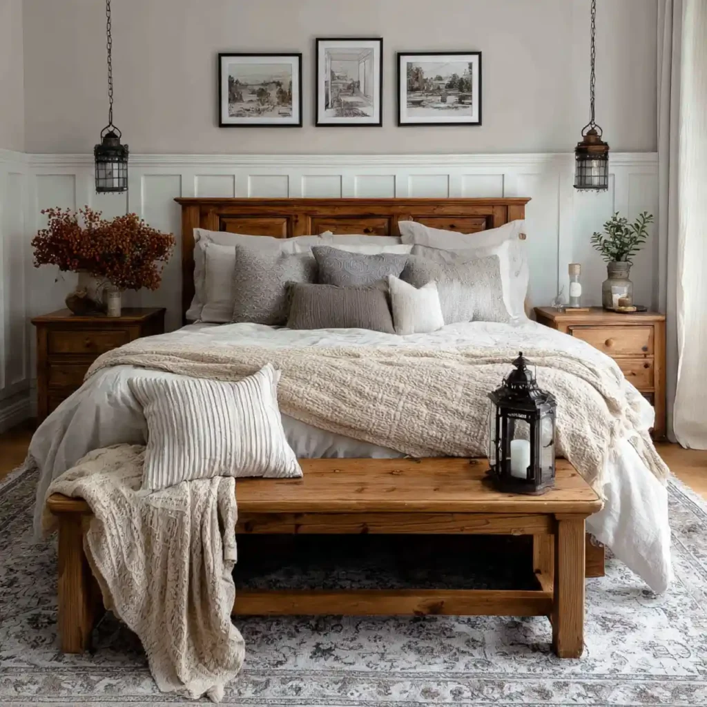 12-Farmhouse Bedroom Idea