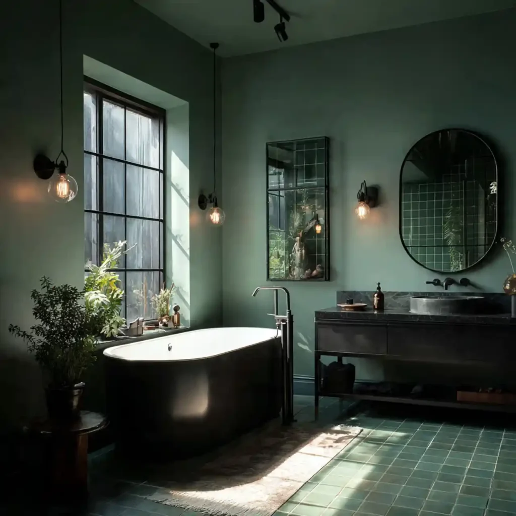 12-Green Bathroom Idea