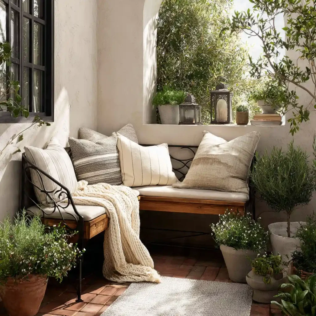 12-Rustic Outdoor Patio Idea