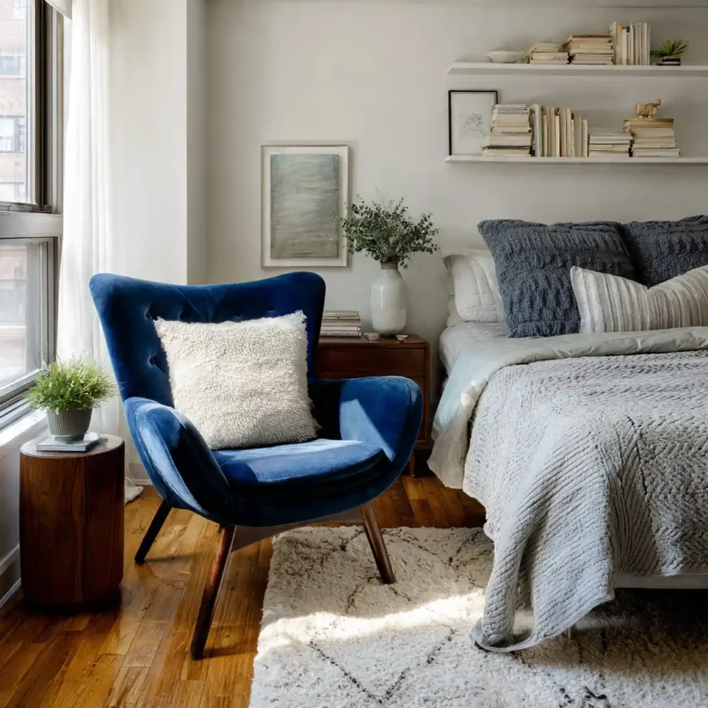 13-Blue Bedroom Idea