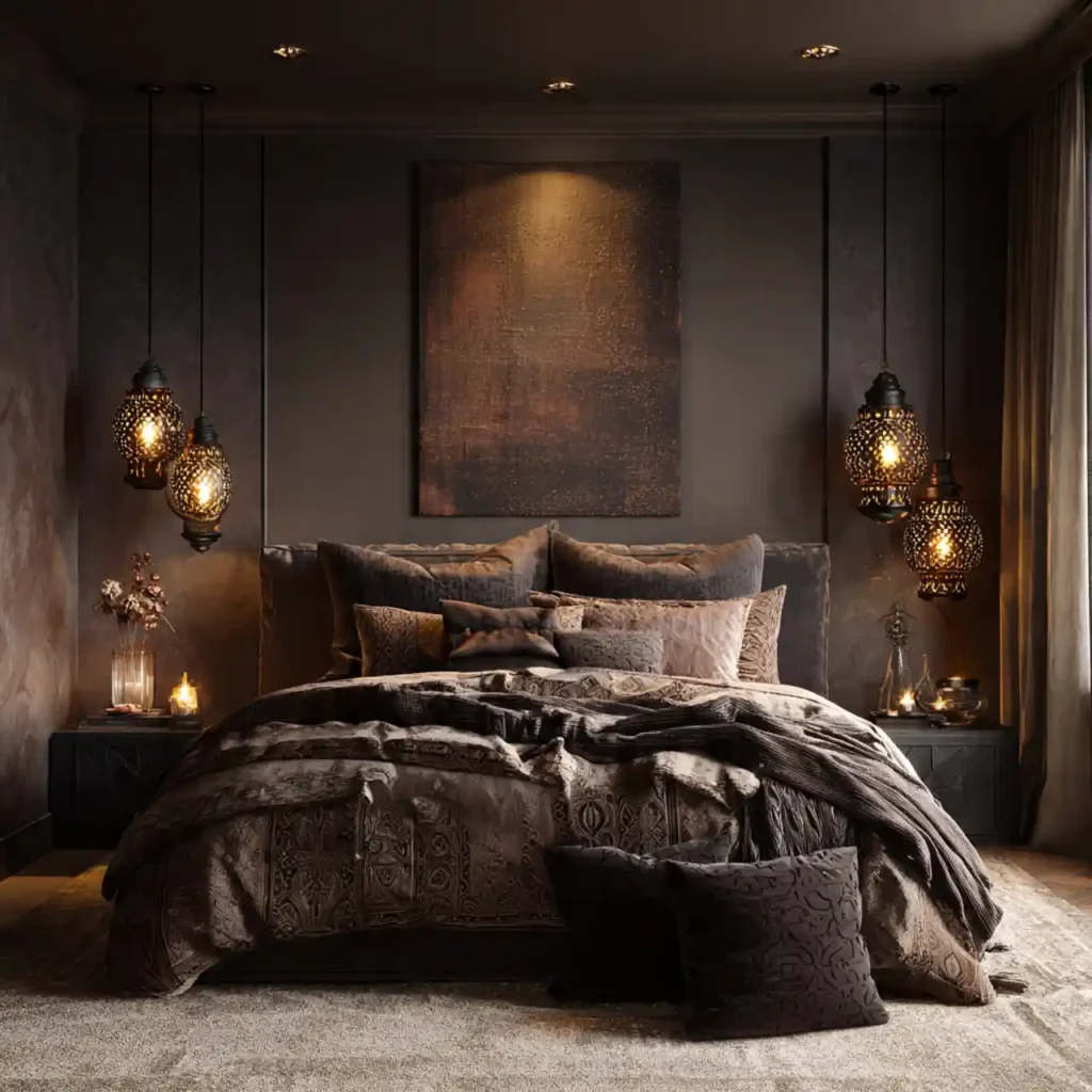 13-Dark Bedroom Idea