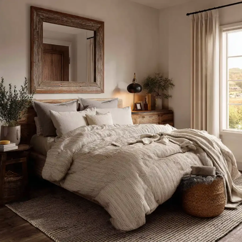13-Farmhouse Bedroom Idea