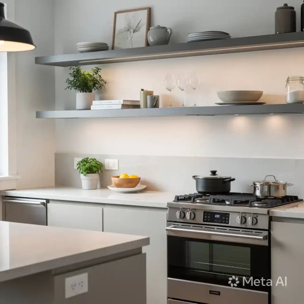 13-Grey Kitchen Idea