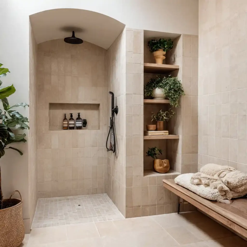 13-Half Wall Shower Ideas