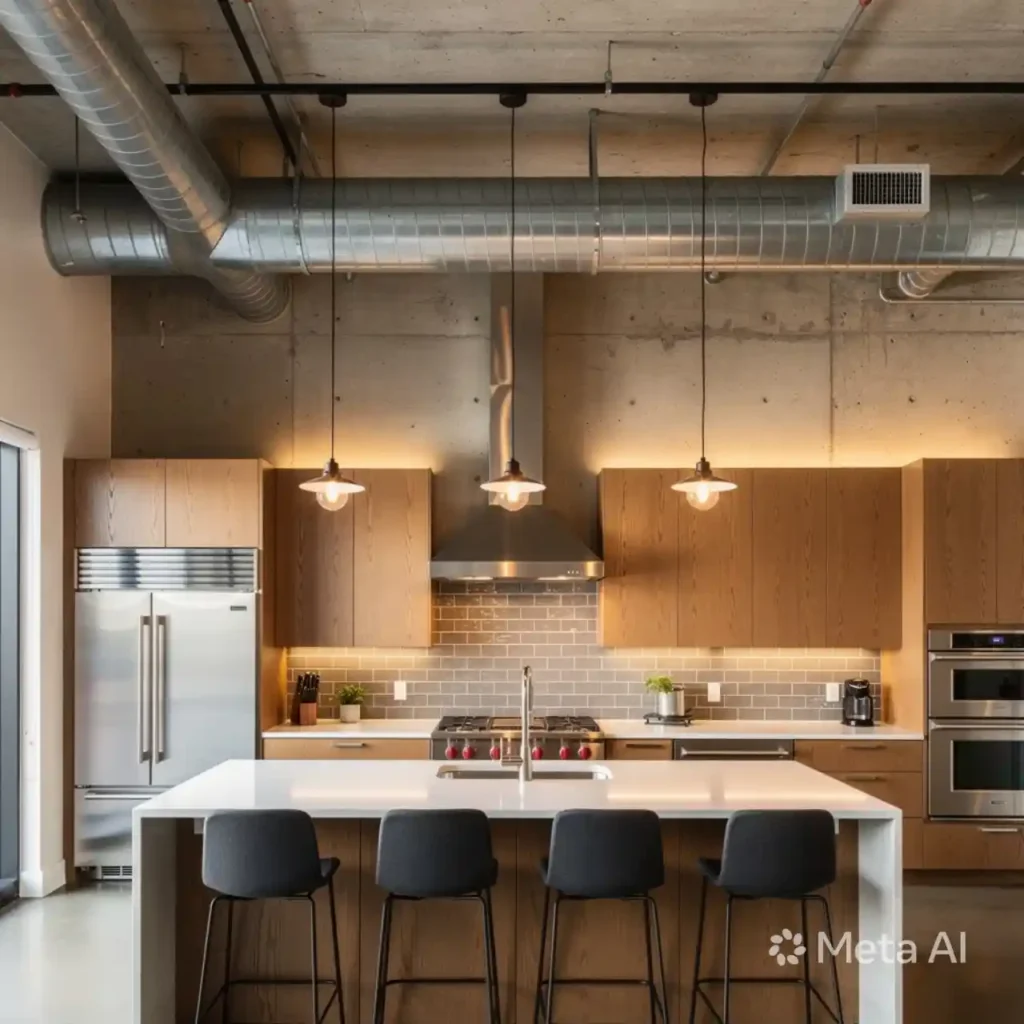 13-Industrial Kitchen Design Idea