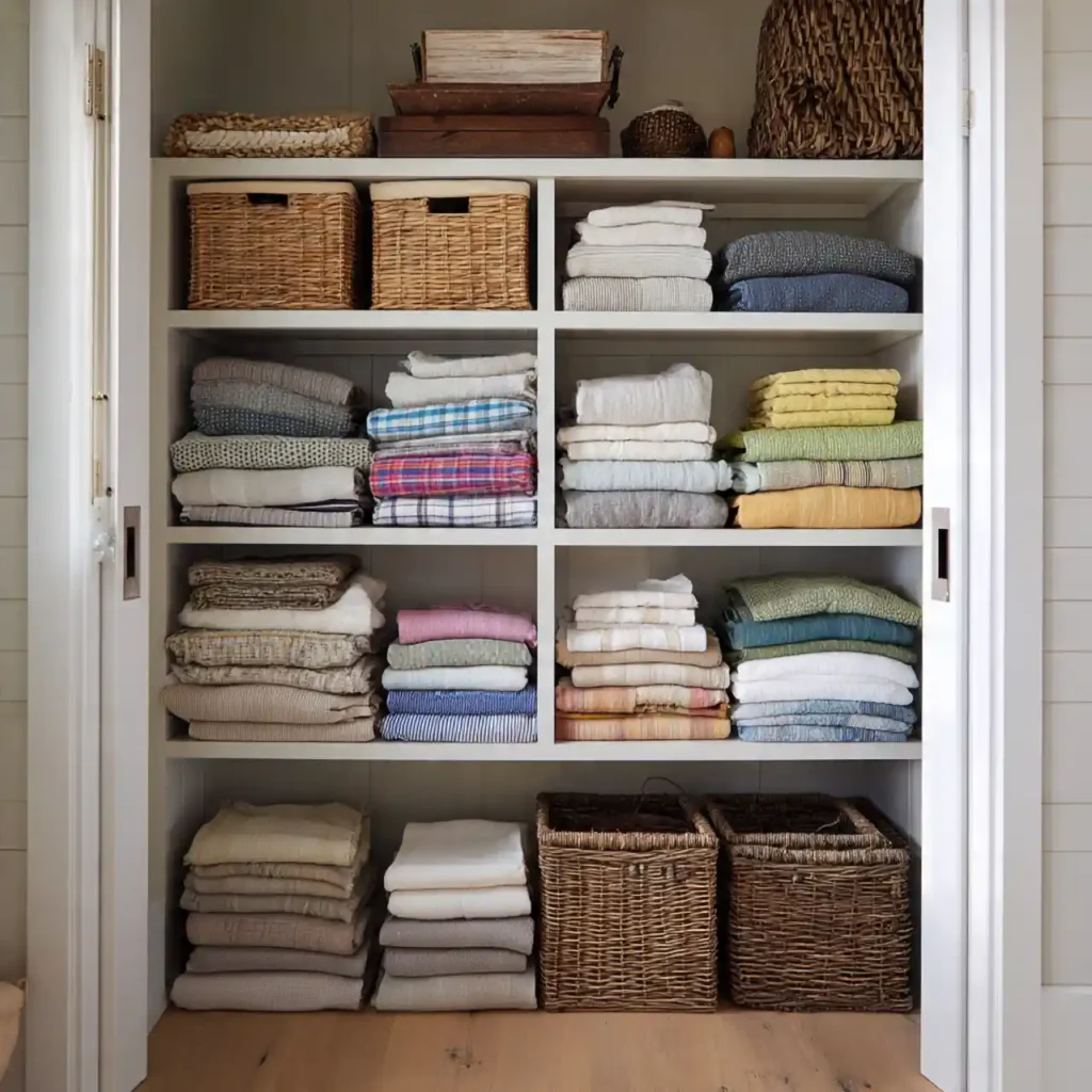 13-Large Linen Closet Organization Idea