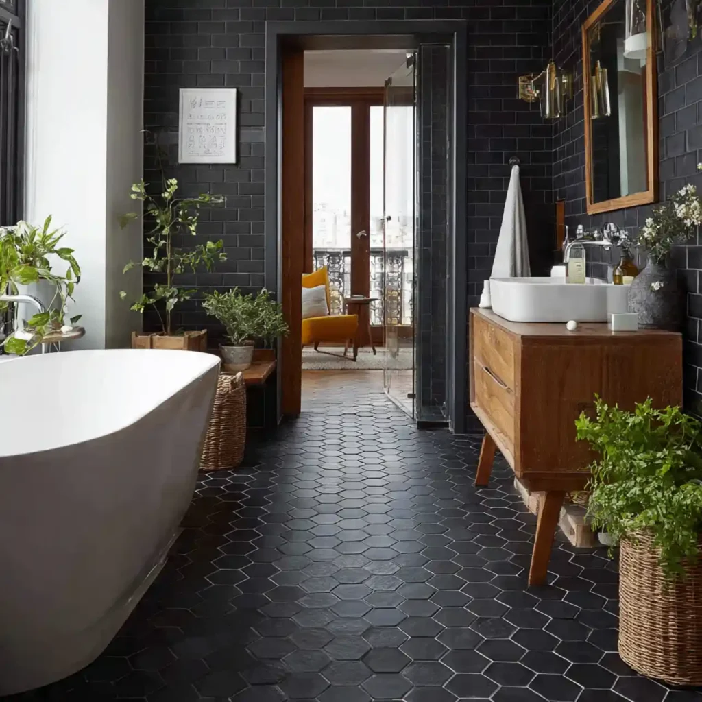 14-Dark Bathroom Idea