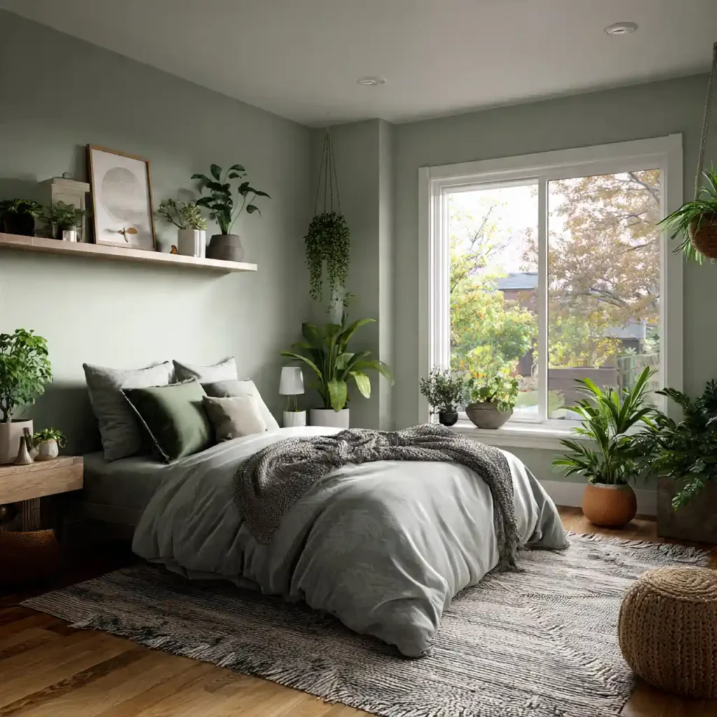 14-Gray Bedroom Idea