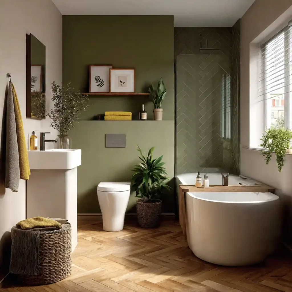14-Green Bathroom Idea