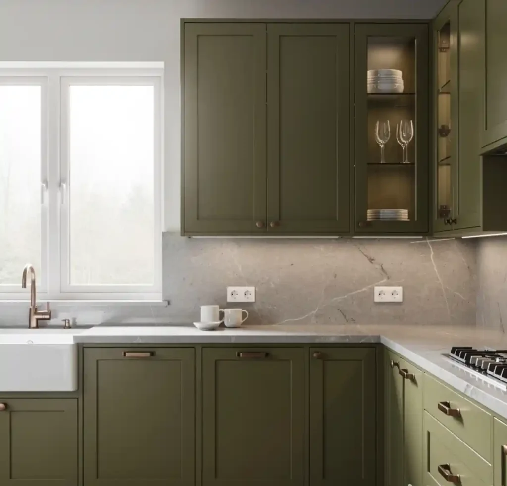 14-Kitchen Cabinet Colour Idea
