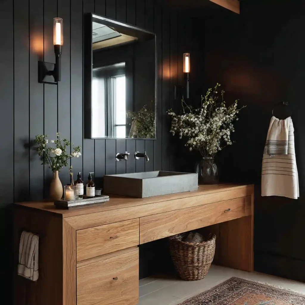 14-Modern Farmhouse Bathroom Ideas