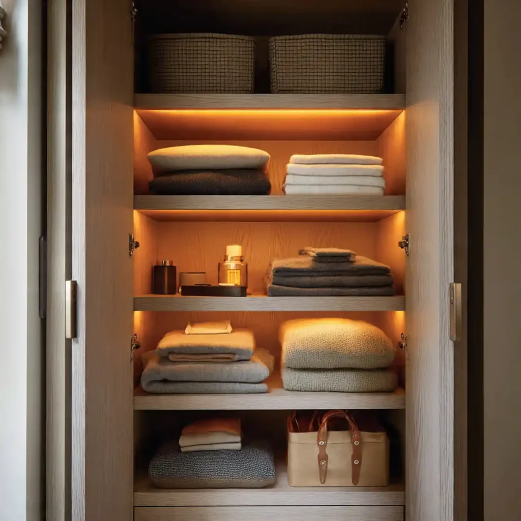 14-Small Linen Closet Idea