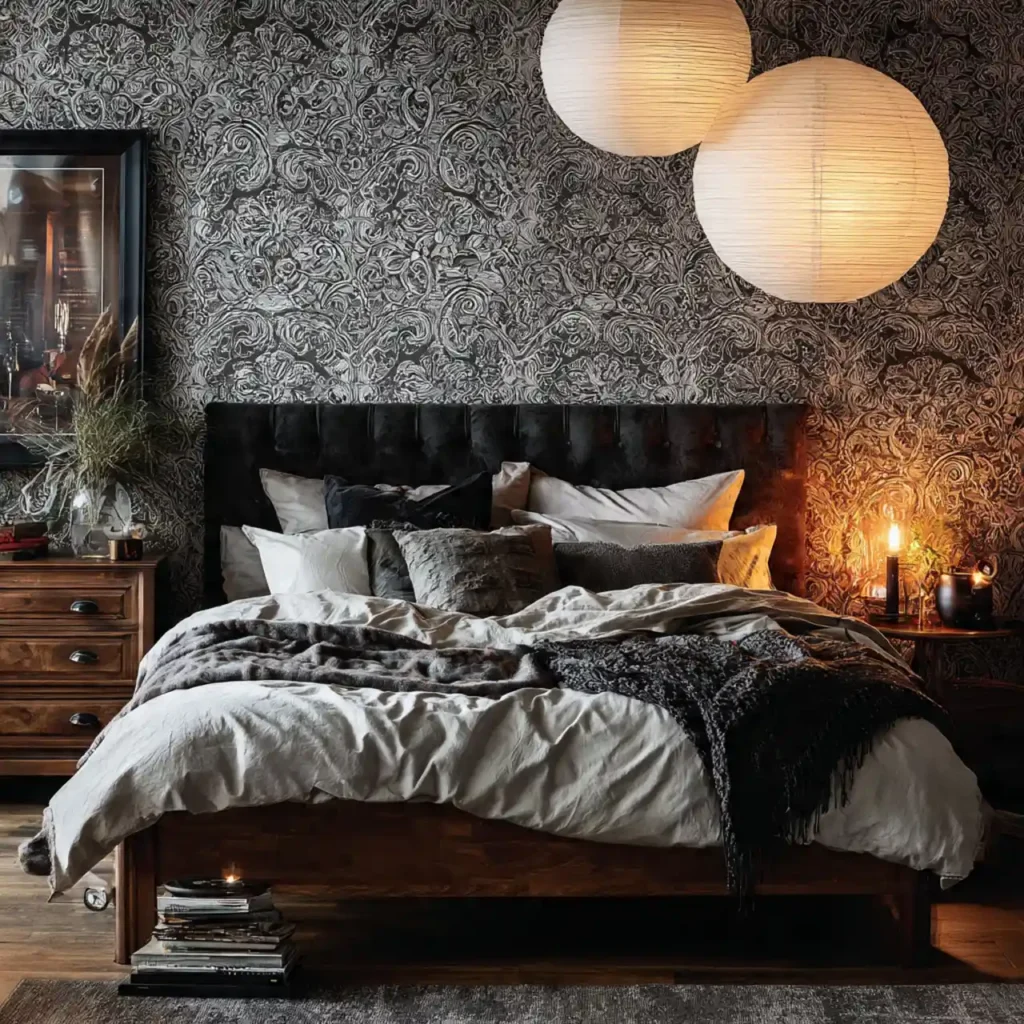 15-Black and White Bedroom Idea