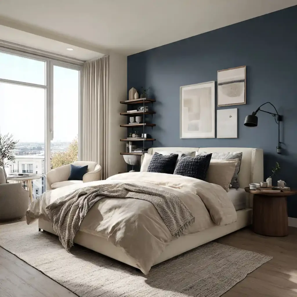 15-Blue Bedroom Idea