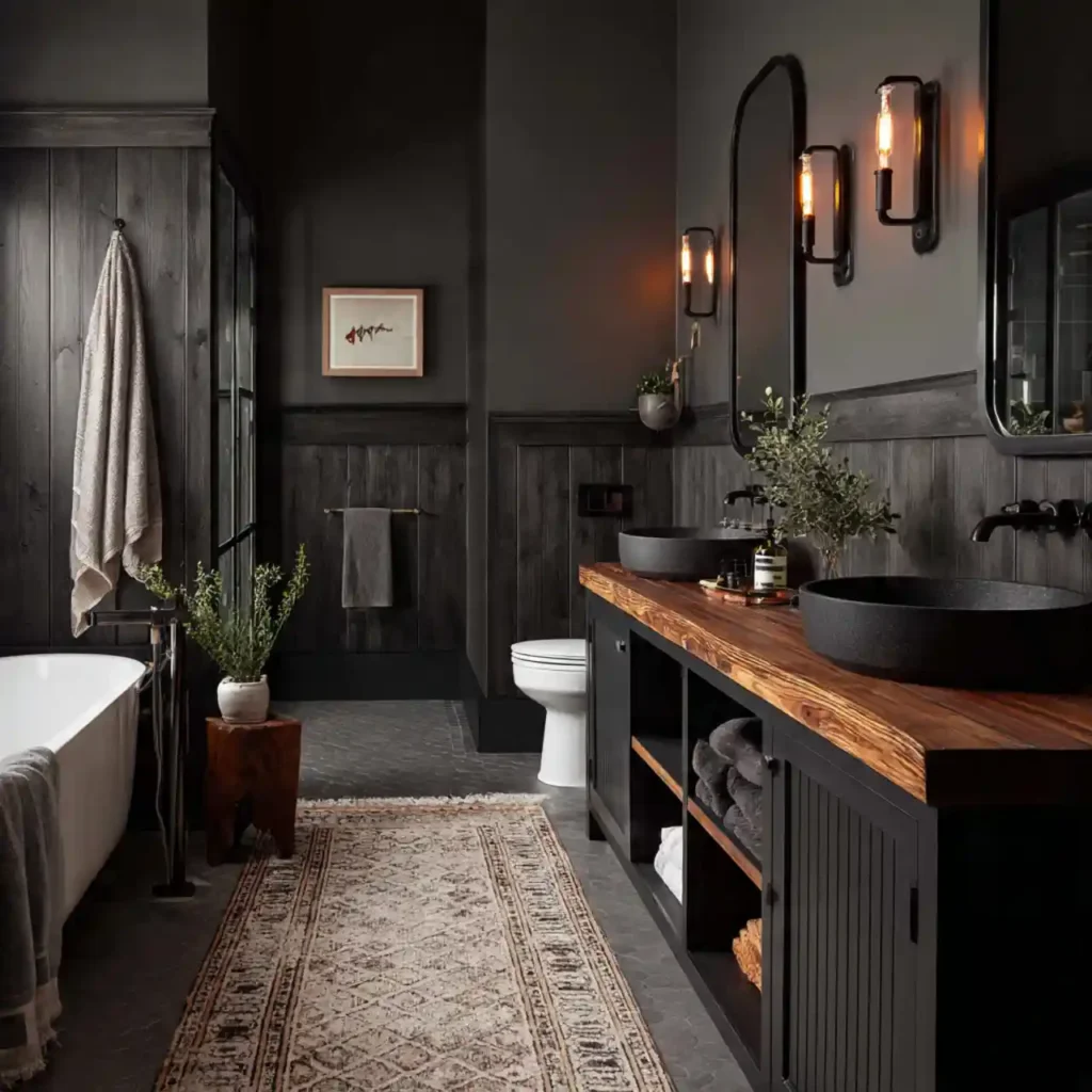 15-Dark Bathroom Idea