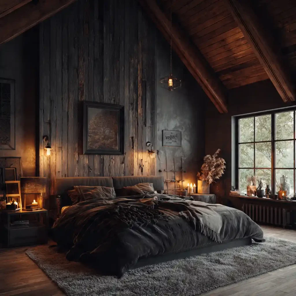 15-Dark Bedroom Idea