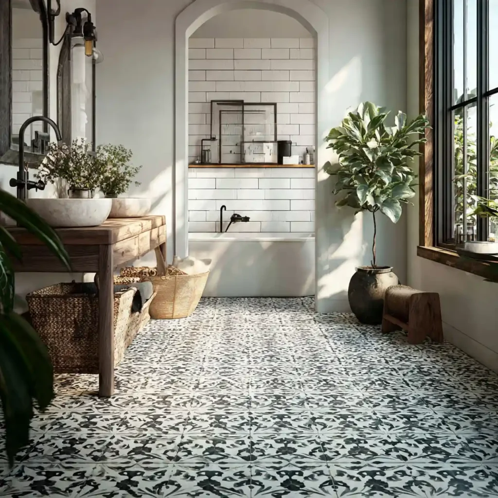 15-Modern Farmhouse Bathroom Ideas