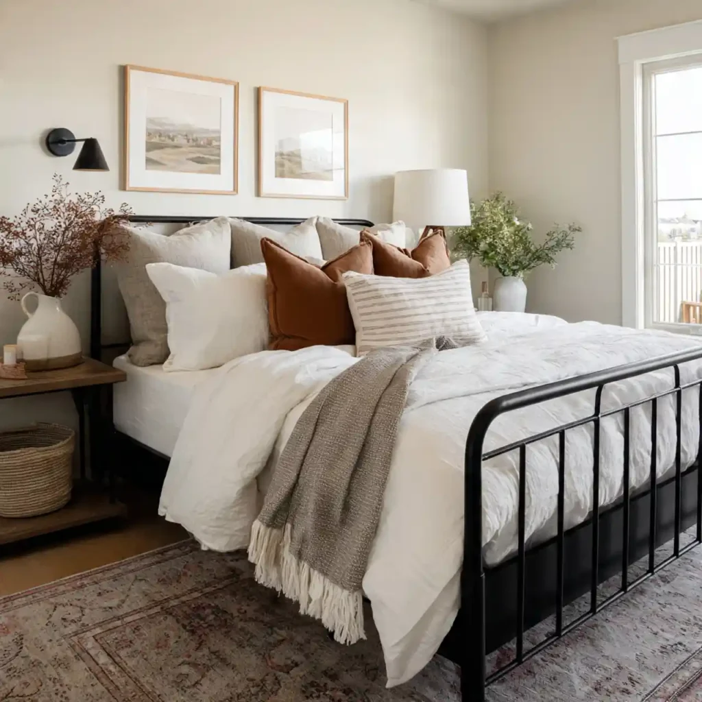 16-Black and White Bedroom Idea