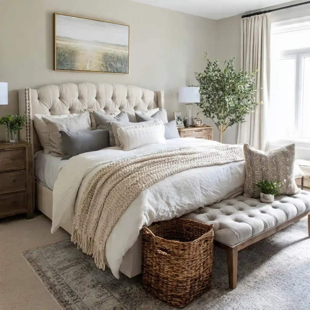 16-Cozy Master Bedroom Decor Idea