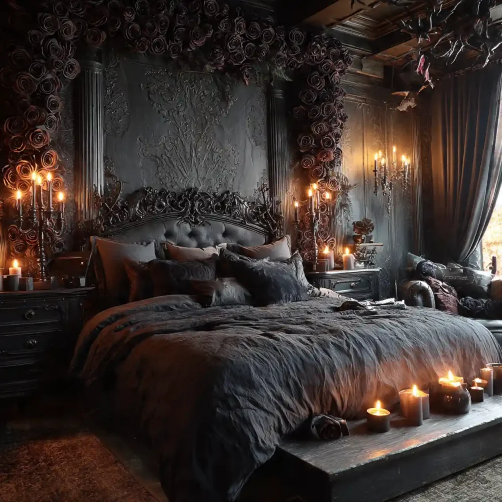 16-Gothic Bedroom Idea
