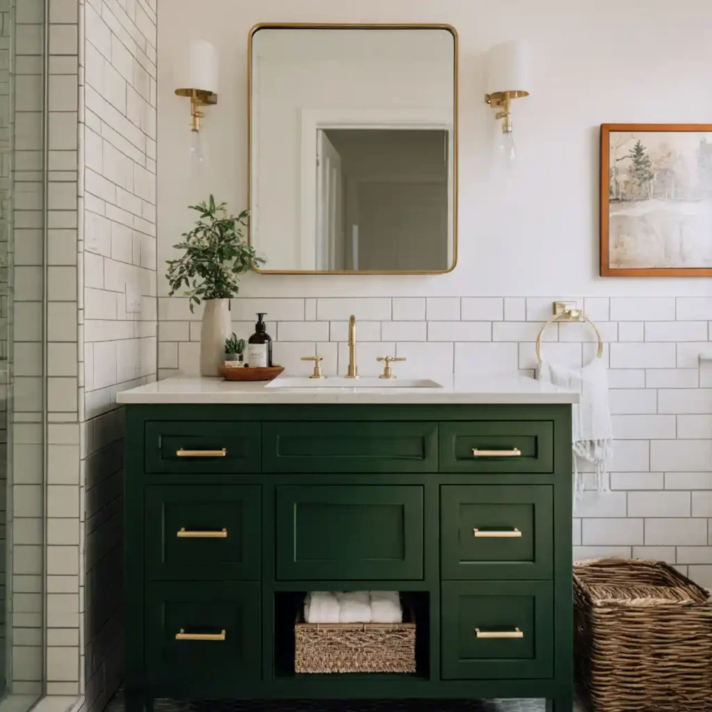 16-Green Bathroom Idea