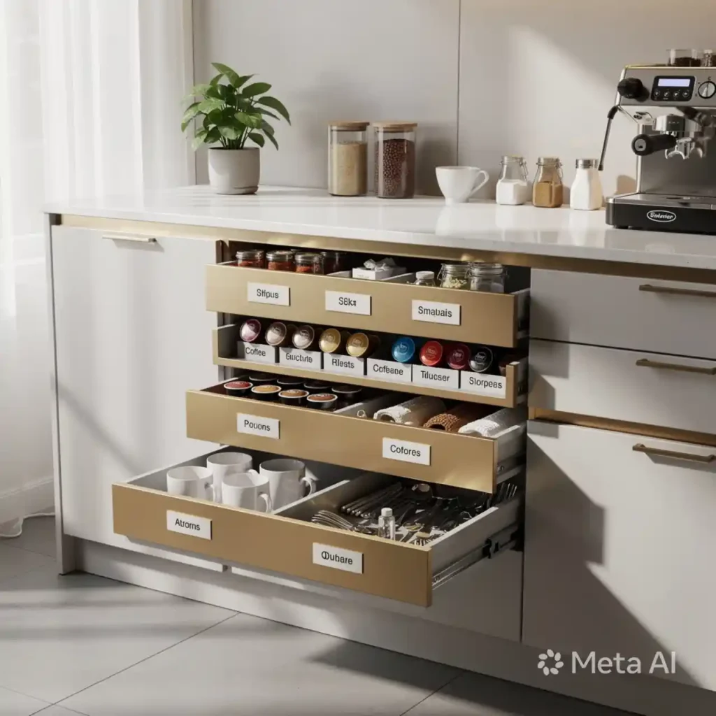 16-Inviting Kitchen Coffee Bar Idea