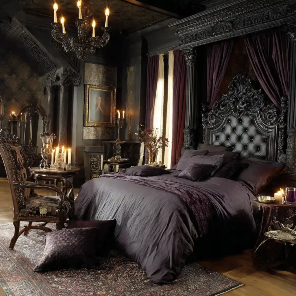 17-Gothic Bedroom Idea