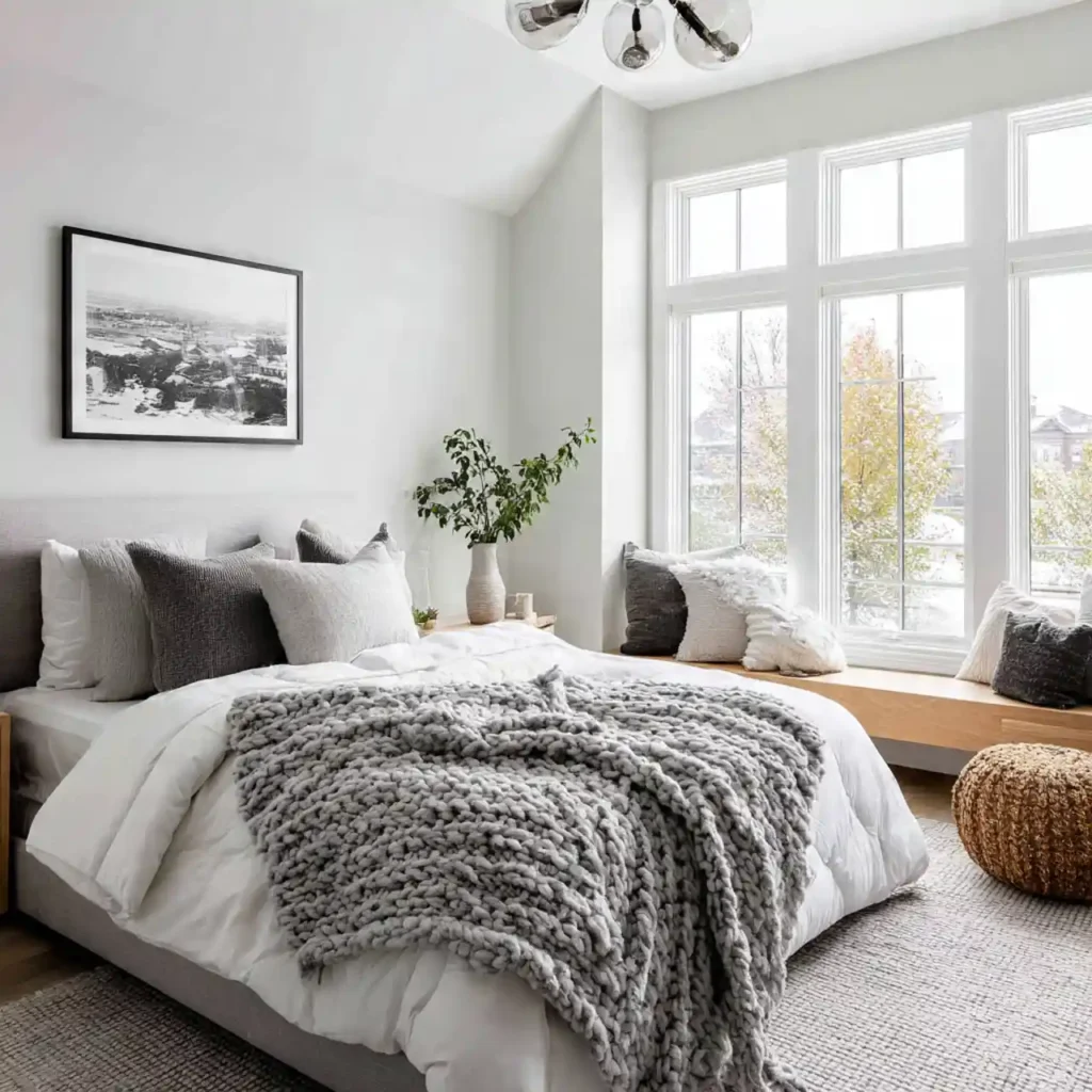 17-Gray Bedroom Idea