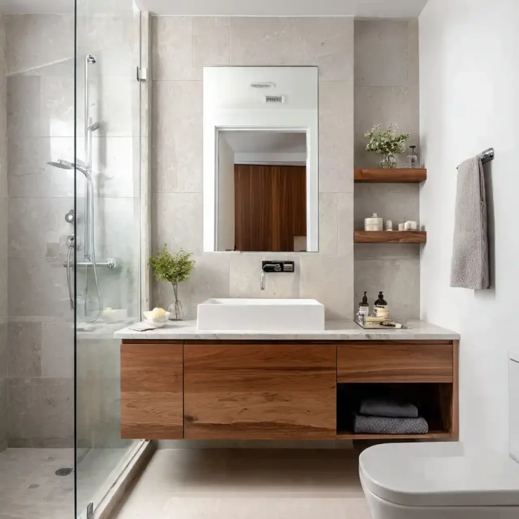 17-Half Wall Shower Ideas