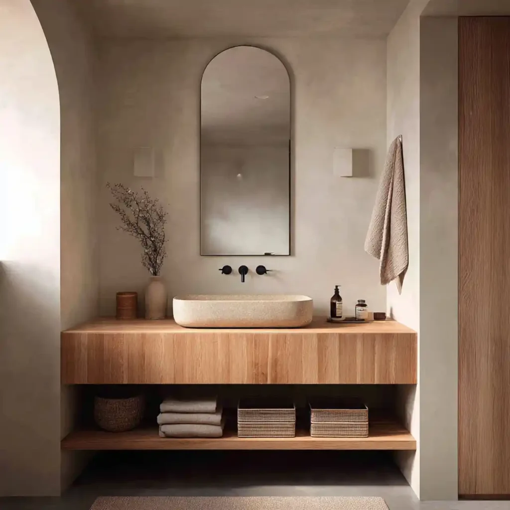 17-Japandi Bathroom Idea