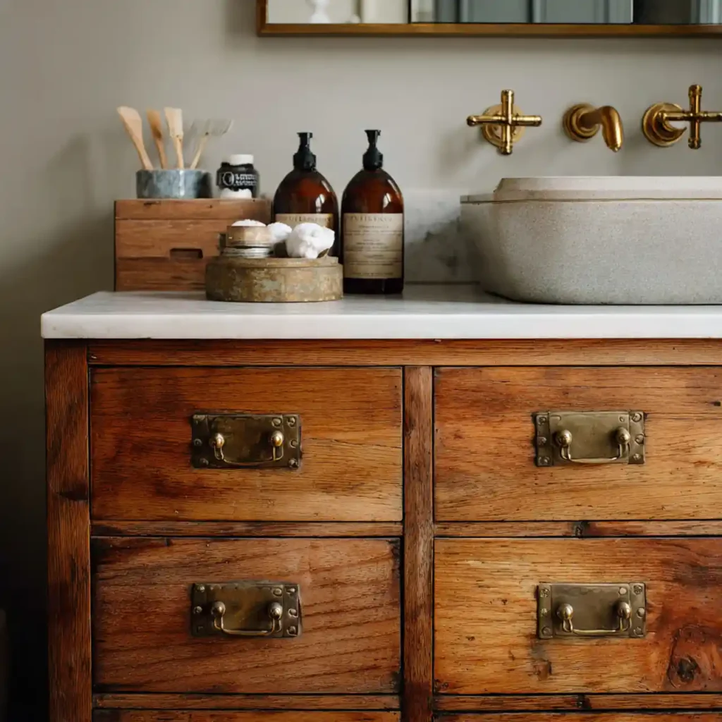 17-Modern Farmhouse Bathroom Ideas
